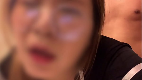 A Very Cute Girl with Glasses Gets Cummed in her Pussy of Cum