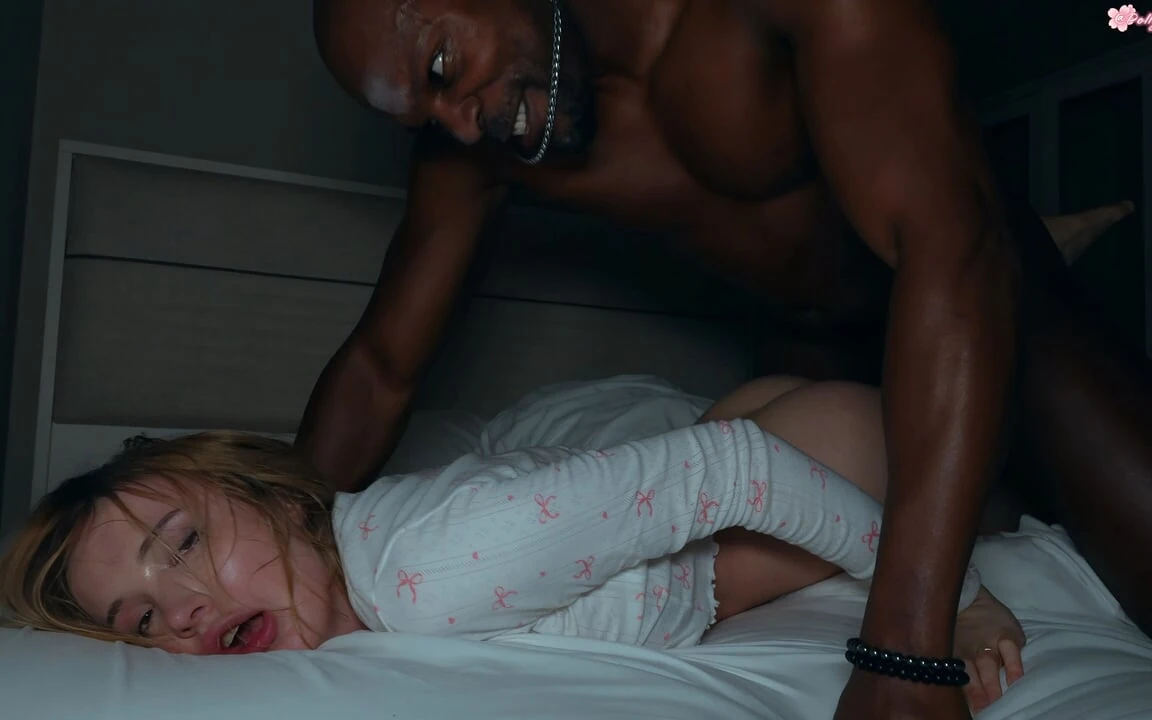My Black Shadow Grabbed and Passionately Fucked My Hot Pussy Late at