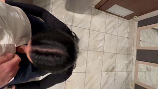 Quick Sex in Hotel Bathroom Started by Blowjob in Lobby – Tonny and